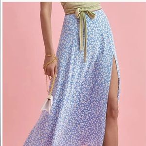 Reformation Zoe skirt (blue)